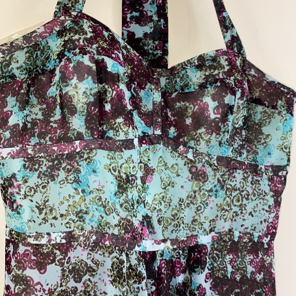 Beautiful Guess Floral Maxi Dress Size 6 High /Low - Picture 7 of 16